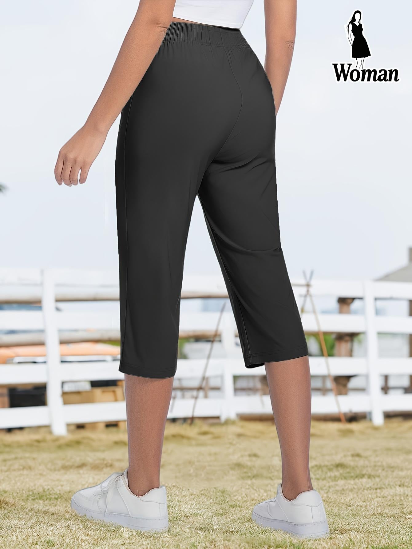 Women’s Capri Pants – Loose Fit