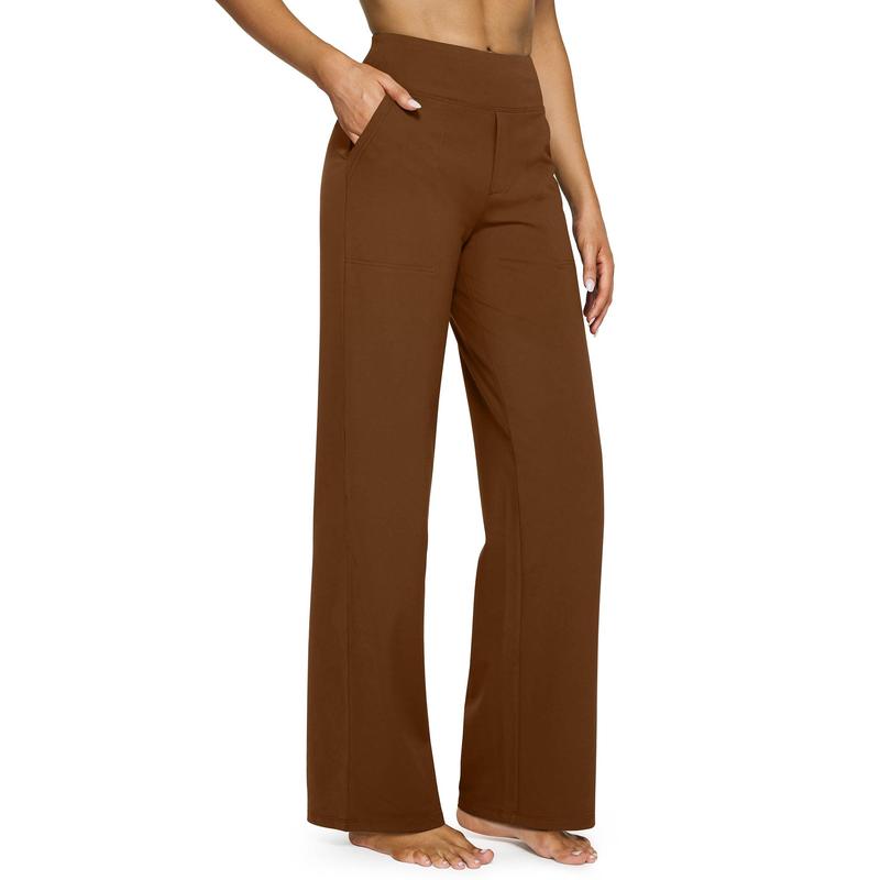 [LAST DAY SALE]Women's High-Waisted Casual Wide Leg Pants with Pockets