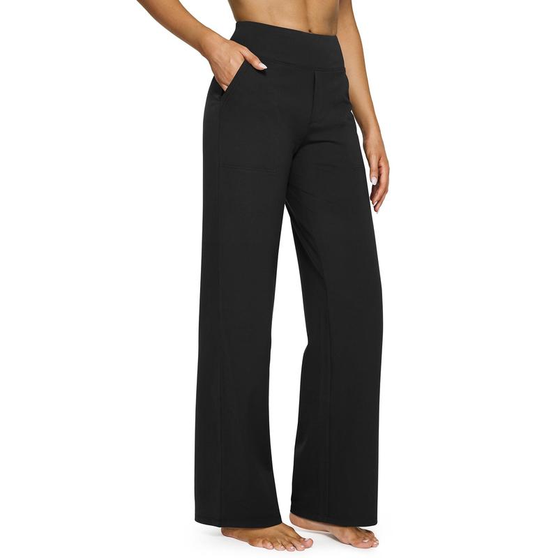 [LAST DAY SALE]Women's High-Waisted Casual Wide Leg Pants with Pockets