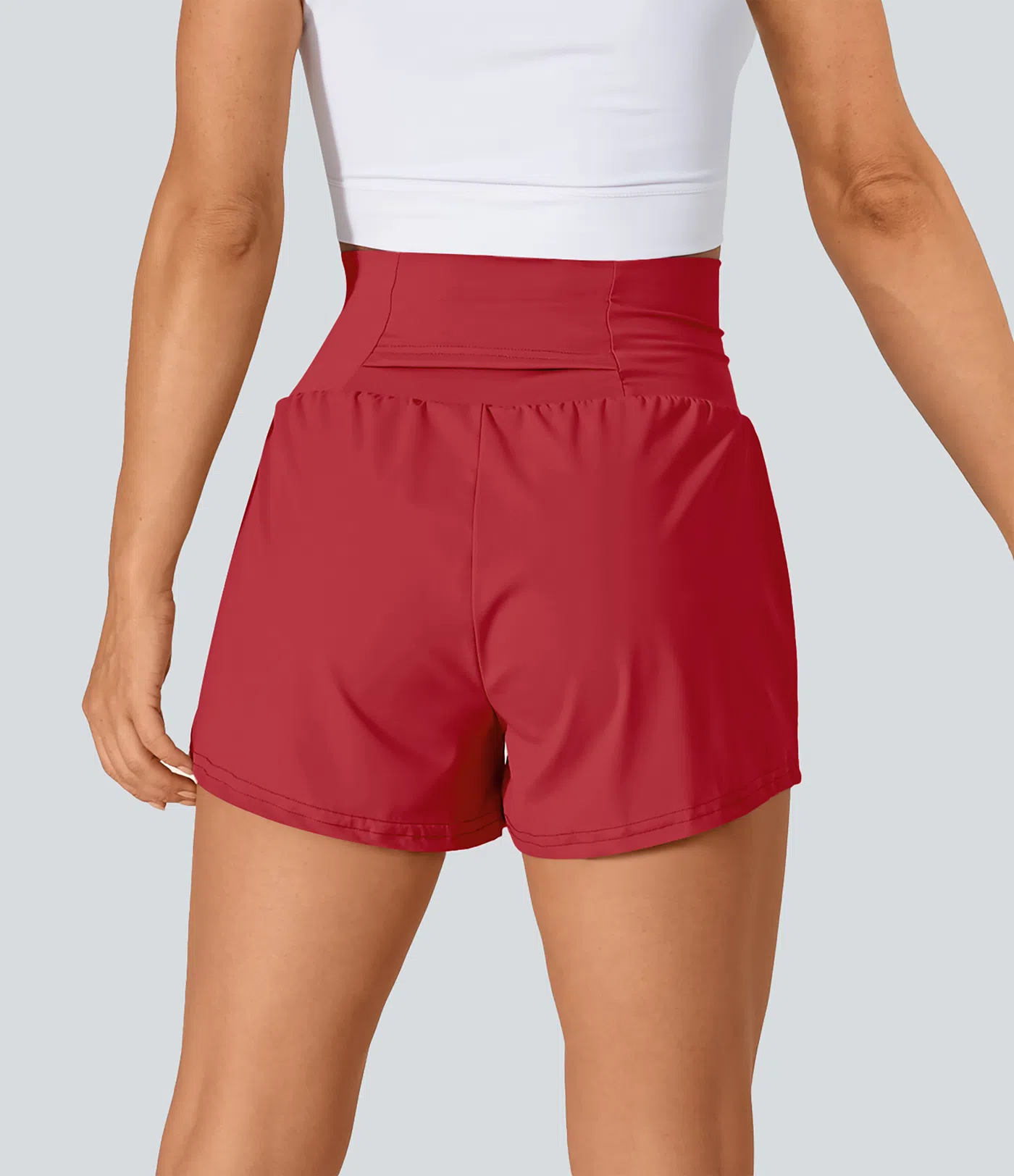 💝Last day promotion-⏰[2-in-1 Anti-Exposure Sports Shorts] Women's 2-in-1 Sports Shorts, Anti-Exposure Running Shorts With Pockets