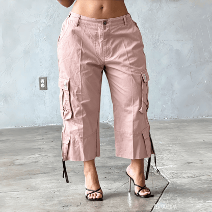 【LAST DAY SALE】The Utility Cropped Cargo Capri