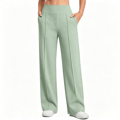 【LAST DAY SALE】High Waist Wide Leg Pants for Women with Pockets