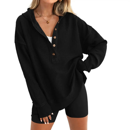 [LAST DAY SALE]Women’s Oversized V-Neck Hoodie