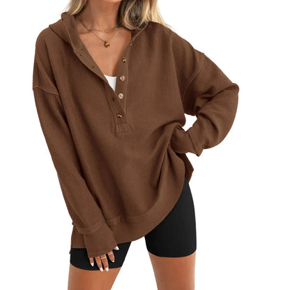 [LAST DAY SALE]Women’s Oversized V-Neck Hoodie