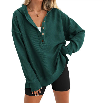 [LAST DAY SALE]Women’s Oversized V-Neck Hoodie