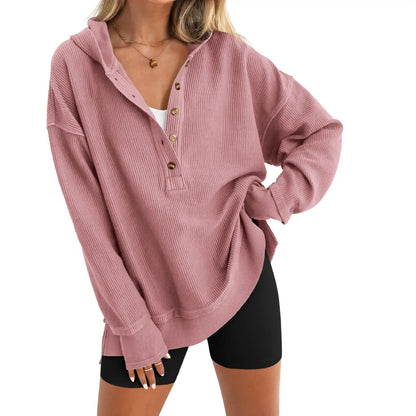 [LAST DAY SALE]Women’s Oversized V-Neck Hoodie