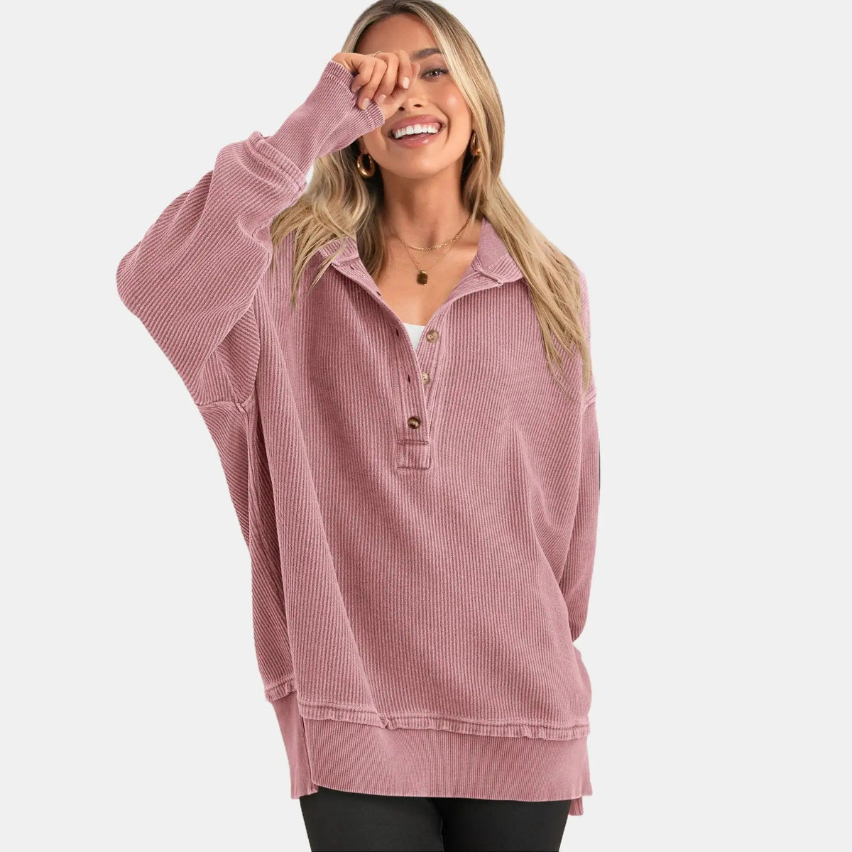 [LAST DAY SALE]Women’s Oversized V-Neck Hoodie