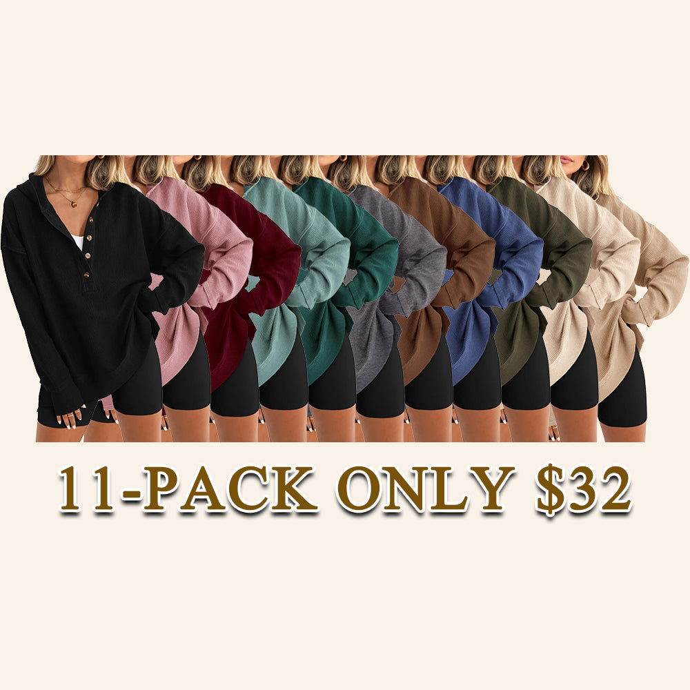 [LAST DAY SALE]Women’s Oversized V-Neck Hoodie