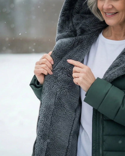 [LAST DAY SALE]2-PIECE MINIMUM-Quilted coat with fleece lining