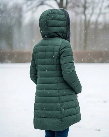 [LAST DAY SALE]2-PIECE MINIMUM-Quilted coat with fleece lining