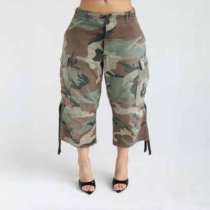 【LAST DAY SALE】The Utility Cropped Cargo Capri