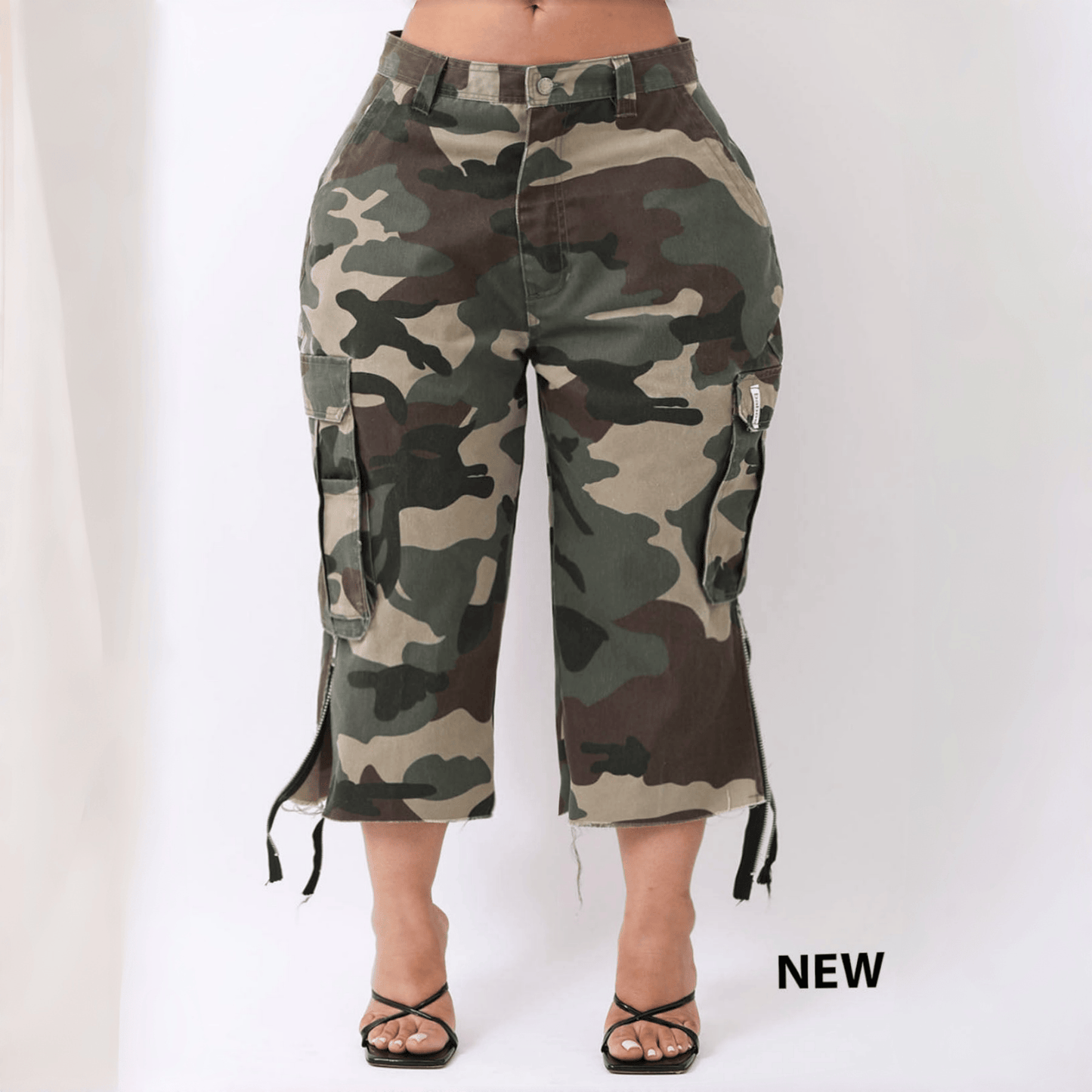 【LAST DAY SALE】The Utility Cropped Cargo Capri