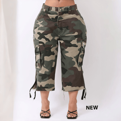 【LAST DAY SALE】The Utility Cropped Cargo Capri