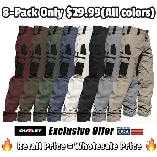 🔥Men's Loose-Fit Utility Jeans🔥15-Pack - All Colors Included, Only $29.99