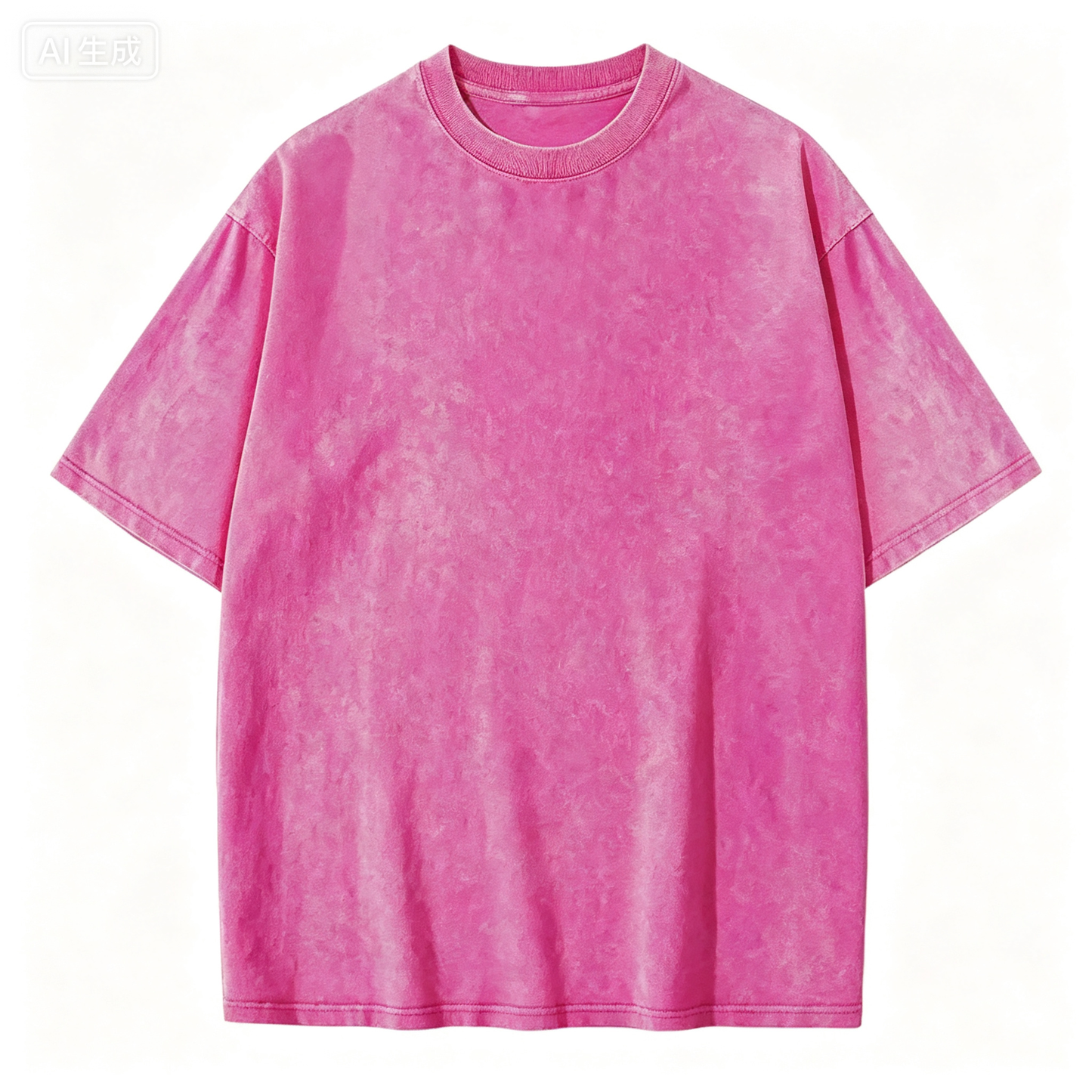 Women's Oversized T Shirts Acid Wash Cotton Crew Neck Half Short Sleeve Summer Unisex Tees