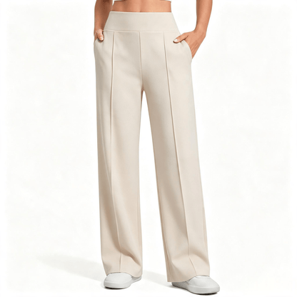 【LAST DAY SALE】High Waist Wide Leg Pants for Women with Pockets