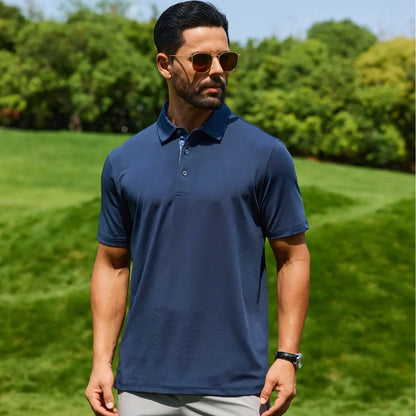 Last Day Sale!Men's Breathable Quick-Drying Polo Shirts❄️Stay Cool❄️