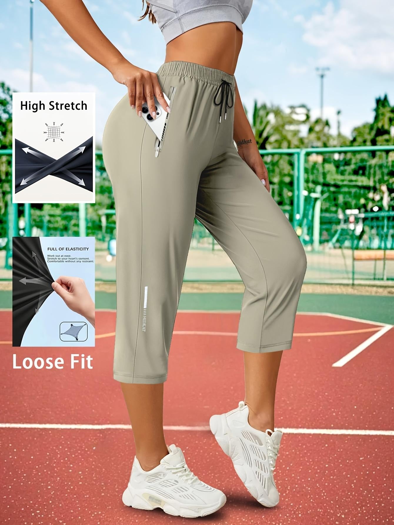 Women’s Capri Pants – Loose Fit