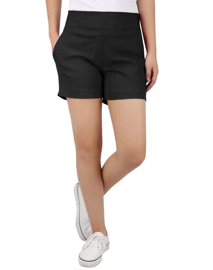 🔥16-PACK Today Only $26.9🔥Women's High Waisted Chino Shorts - 4
