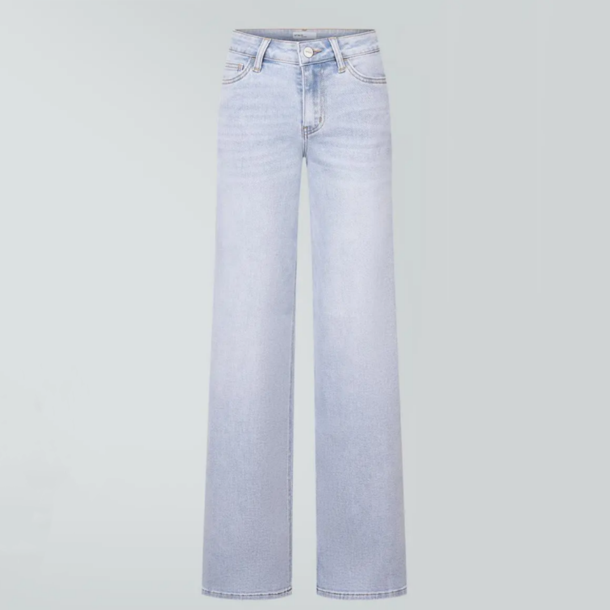Rise Baggy Jeans Stretchy Wide Leg for Women