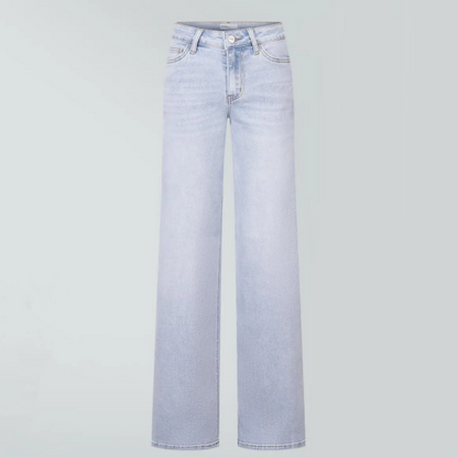 Rise Baggy Jeans Stretchy Wide Leg for Women