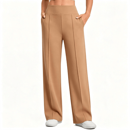 【LAST DAY SALE】High Waist Wide Leg Pants for Women with Pockets