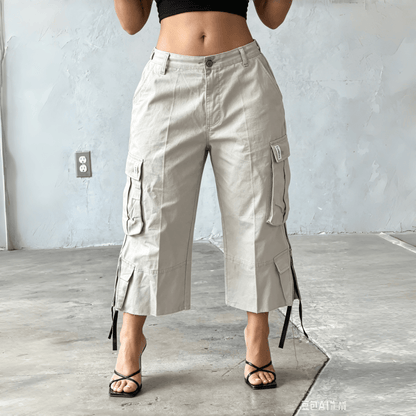 【LAST DAY SALE】The Utility Cropped Cargo Capri