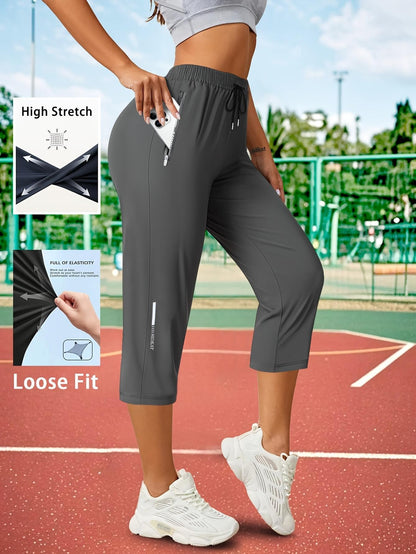 Women’s Capri Pants – Loose Fit