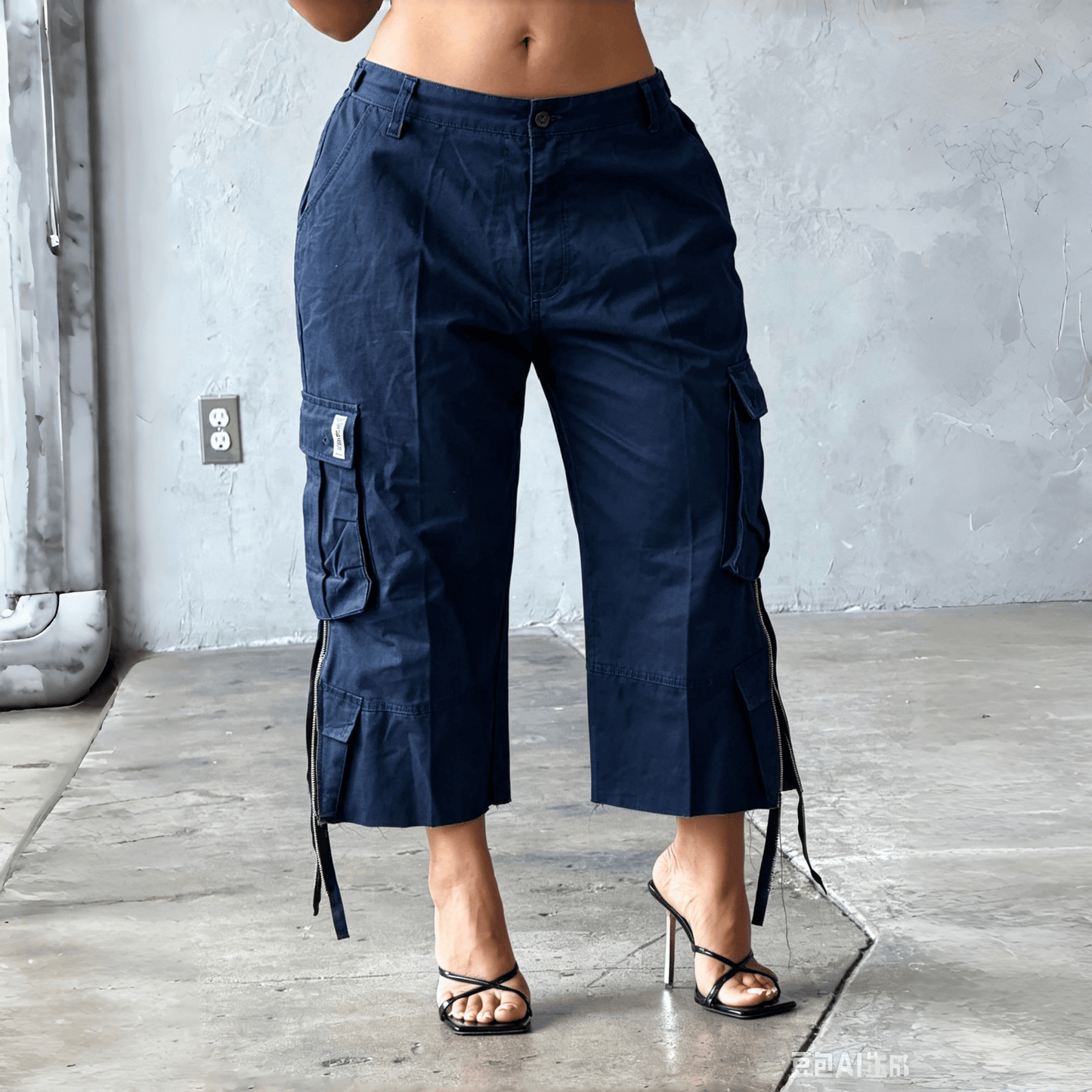 【LAST DAY SALE】The Utility Cropped Cargo Capri