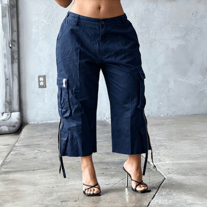 【LAST DAY SALE】The Utility Cropped Cargo Capri