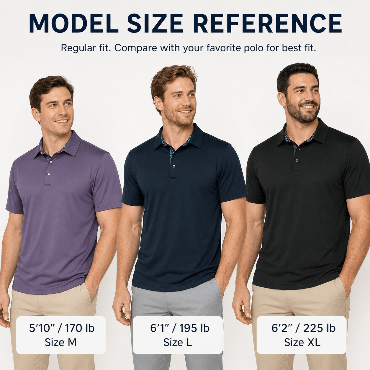 Last Day Sale!Men's Breathable Quick-Drying Polo Shirts❄️Stay Cool❄️