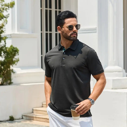 Last Day Sale!Men's Breathable Quick-Drying Polo Shirts❄️Stay Cool❄️