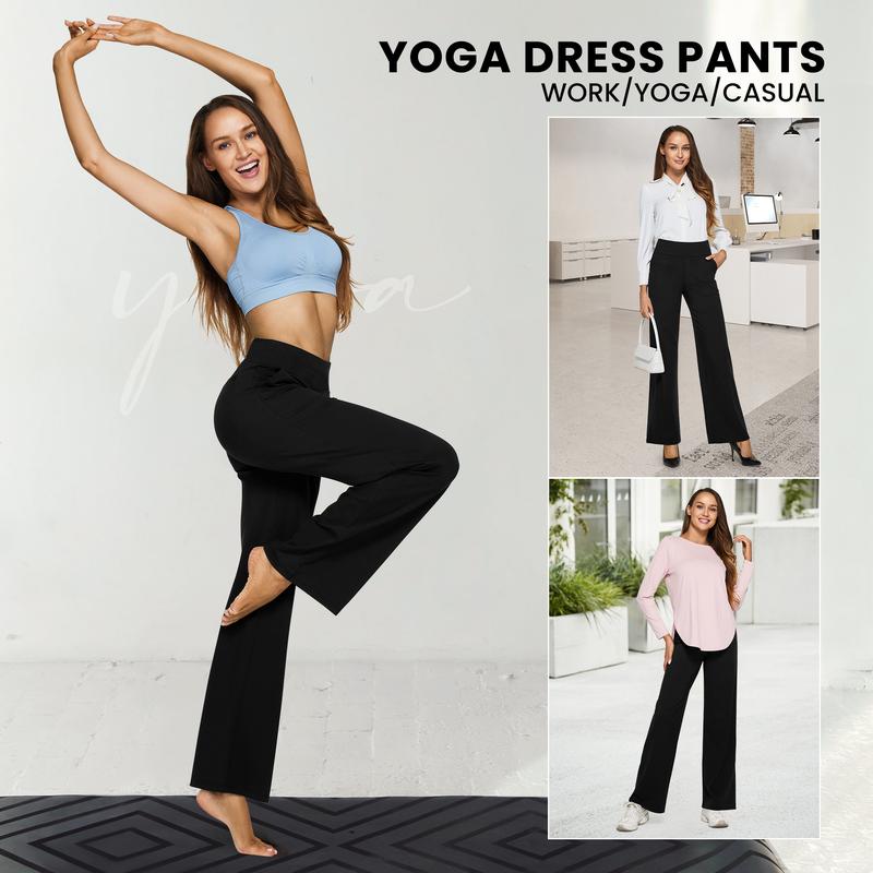 [LAST DAY SALE]Women's High-Waisted Casual Wide Leg Pants with Pockets
