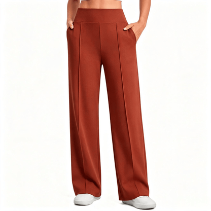 【LAST DAY SALE】High Waist Wide Leg Pants for Women with Pockets