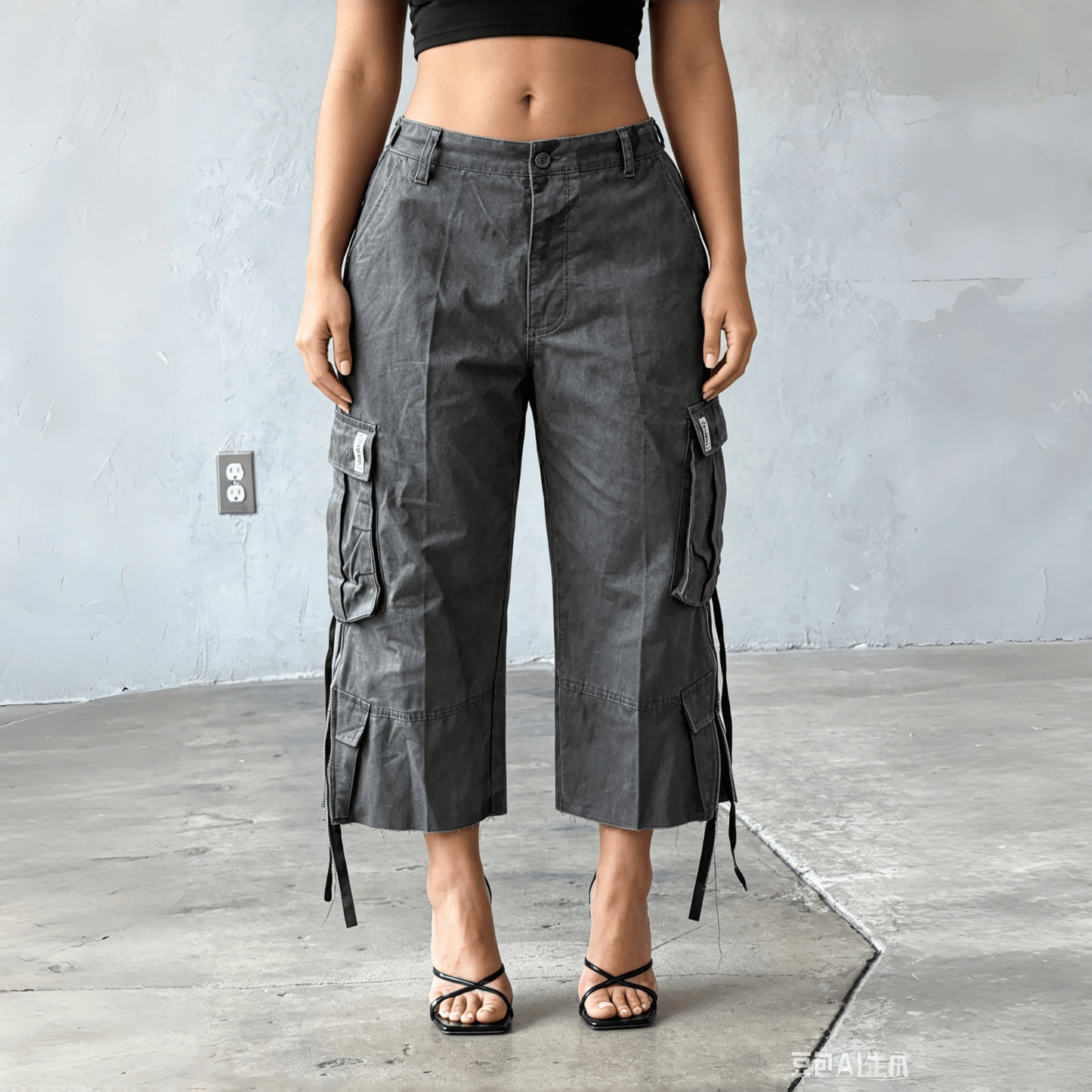 【LAST DAY SALE】The Utility Cropped Cargo Capri