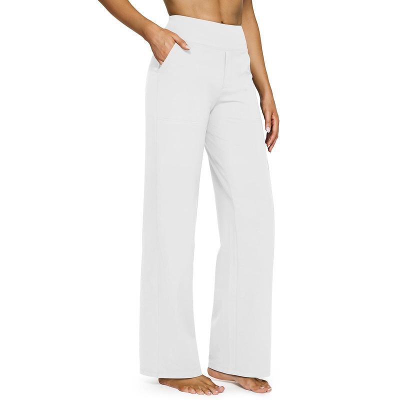 [LAST DAY SALE]Women's High-Waisted Casual Wide Leg Pants with Pockets