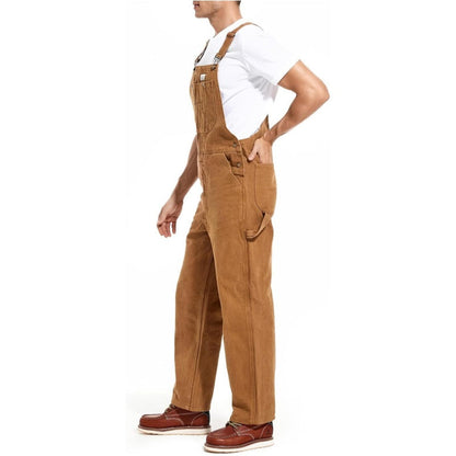 🔥Last Day Promotion🔥Men's Denim Bib Overalls,  Workwear with Adjustable Straps and Convenient Tool Pockets