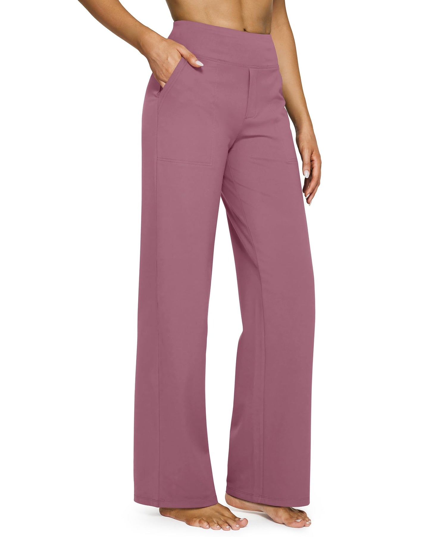 【LAST DAY SALE】Women's wide leg pants with pockets