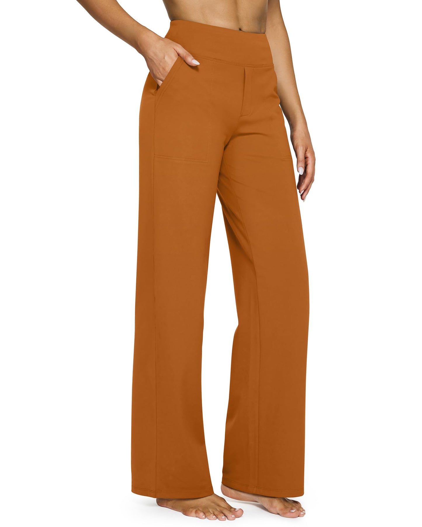 【LAST DAY SALE】Women's wide leg pants with pockets