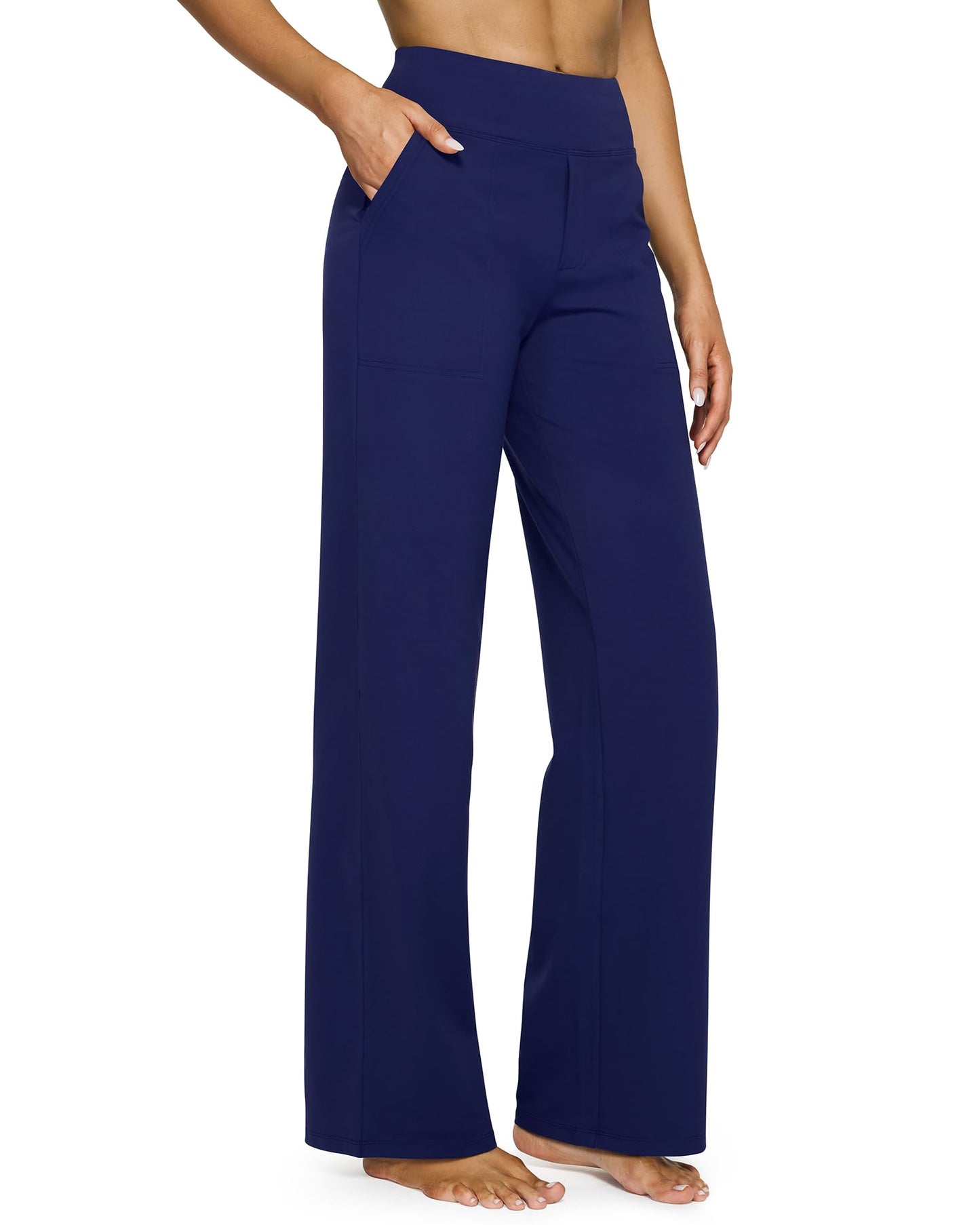【LAST DAY SALE】Women's wide leg pants with pockets