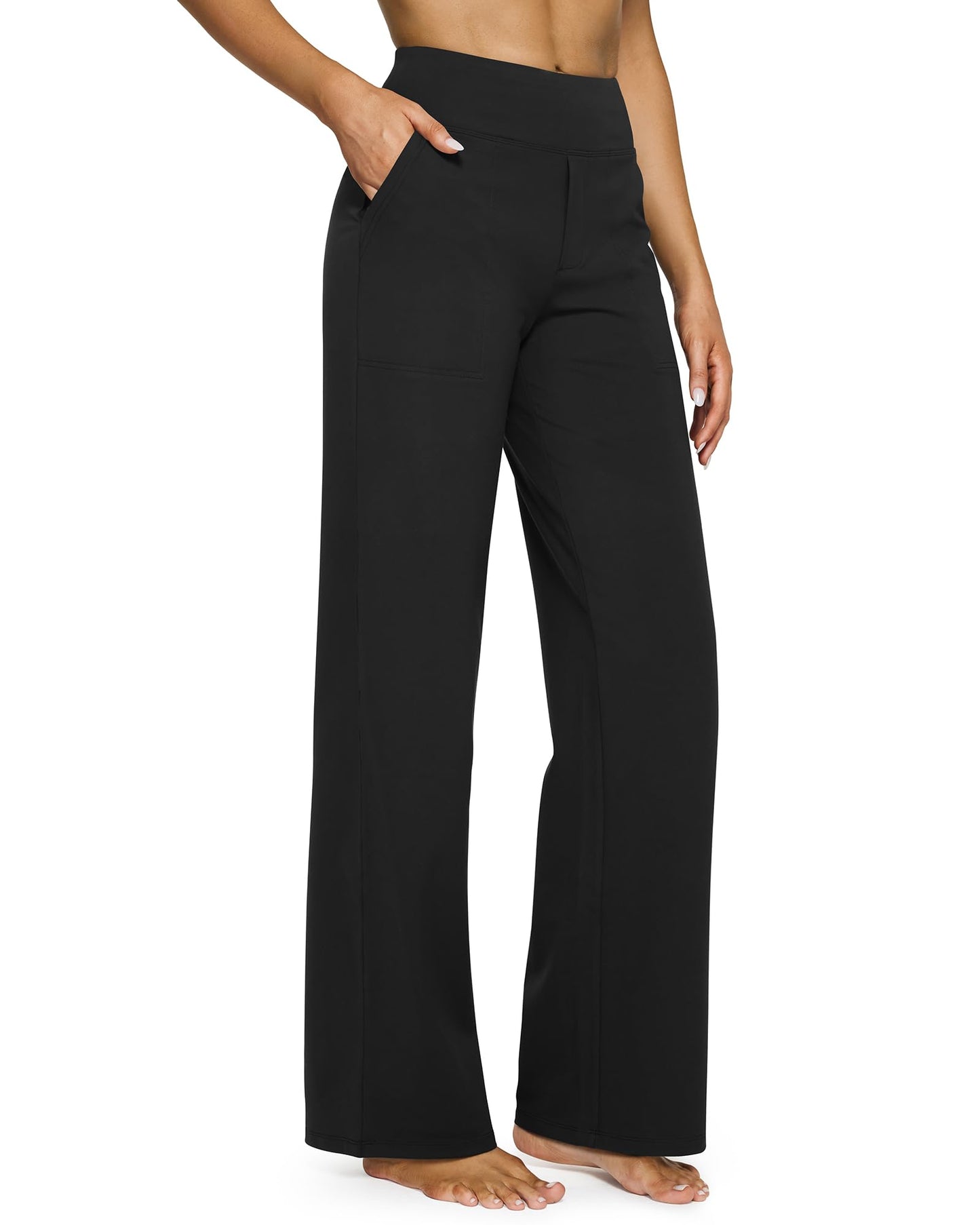 【LAST DAY SALE】Women's wide leg pants with pockets