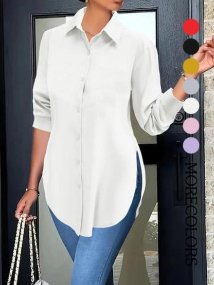 Women’s Classic Collared Shirt – Soft & Flattering
