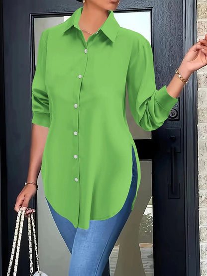 Women’s Classic Collared Shirt – Soft & Flattering
