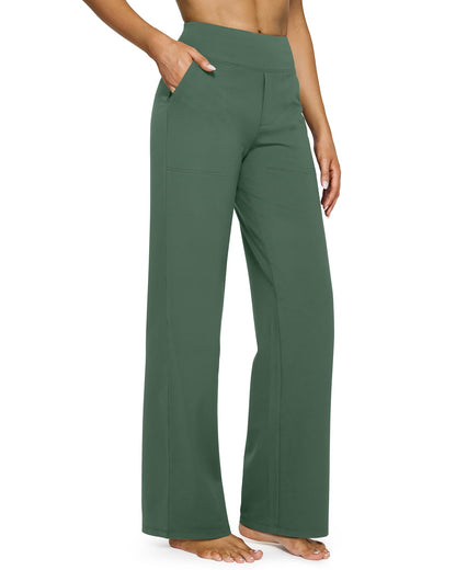 【LAST DAY SALE】Women's wide leg pants with pockets