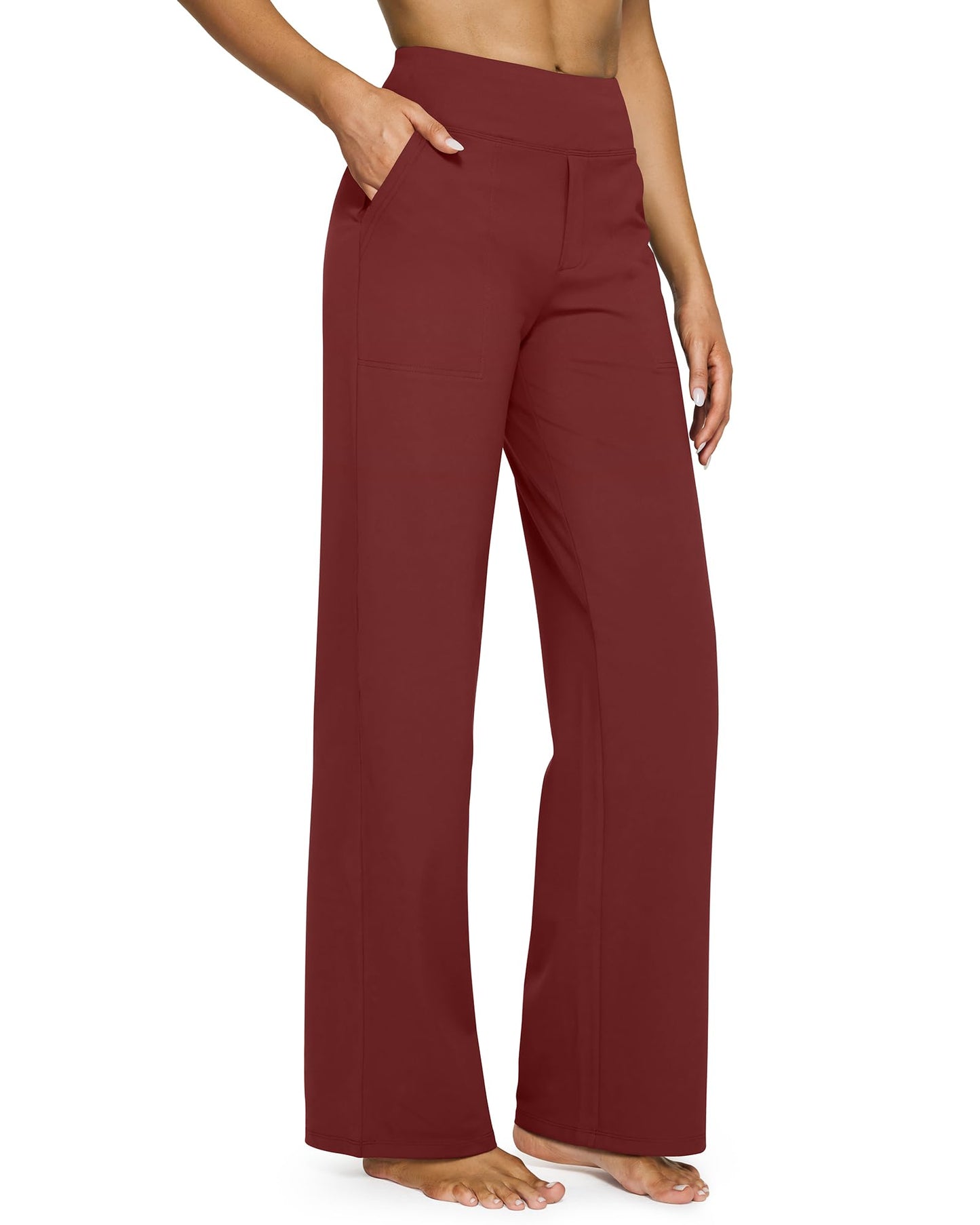 【LAST DAY SALE】Women's wide leg pants with pockets