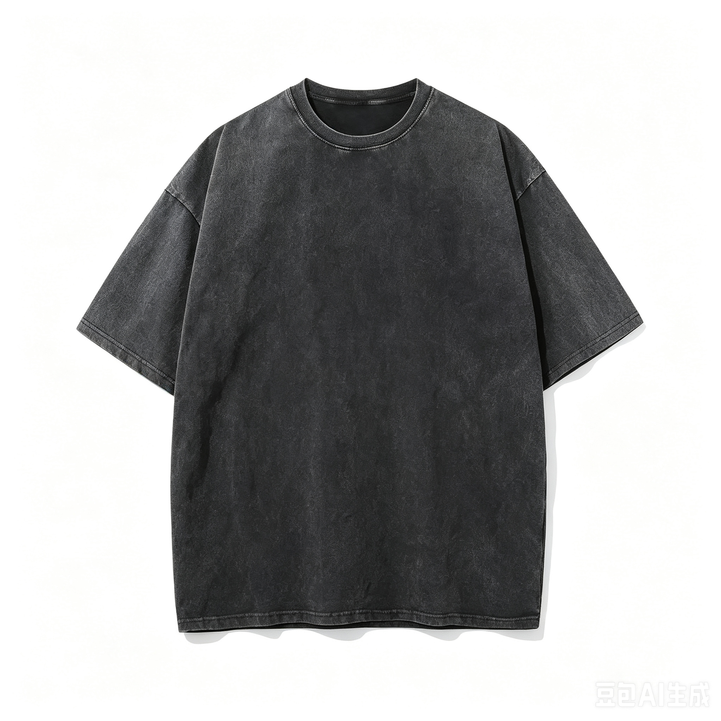 Women's Oversized T Shirts Acid Wash Cotton Crew Neck Half Short Sleeve Summer Unisex Tees