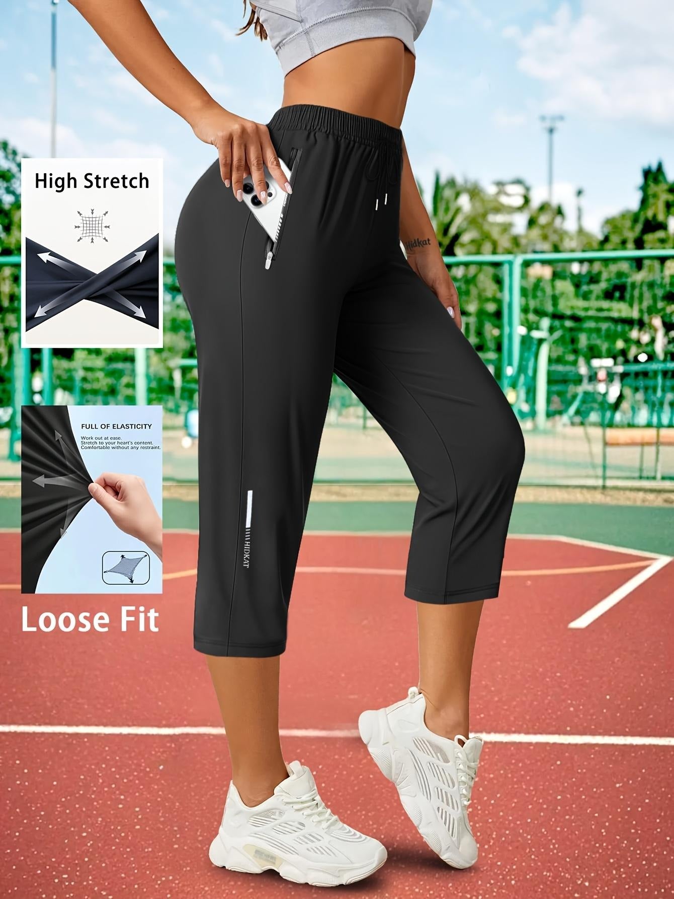 Women’s Capri Pants – Loose Fit