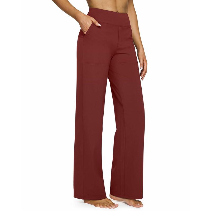 [LAST DAY SALE]Women's High-Waisted Casual Wide Leg Pants with Pockets