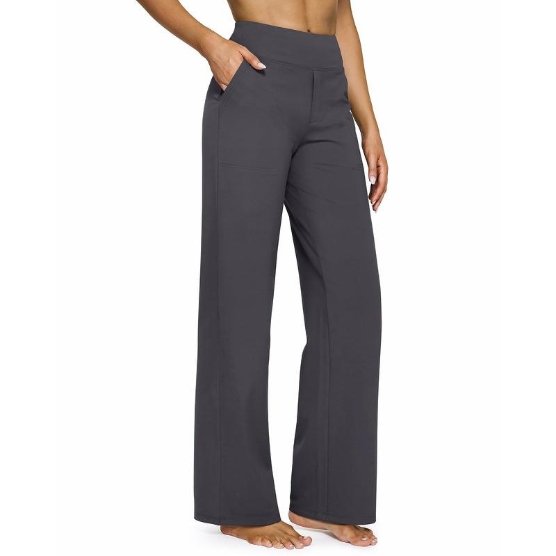 [LAST DAY SALE]Women's High-Waisted Casual Wide Leg Pants with Pockets
