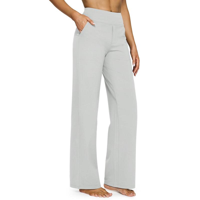 [LAST DAY SALE]Women's High-Waisted Casual Wide Leg Pants with Pockets